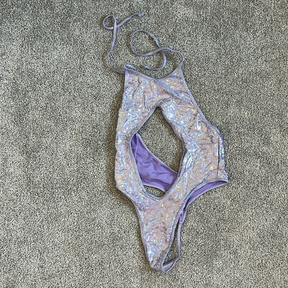 3/$12 NWOT Metallic Bodysuit